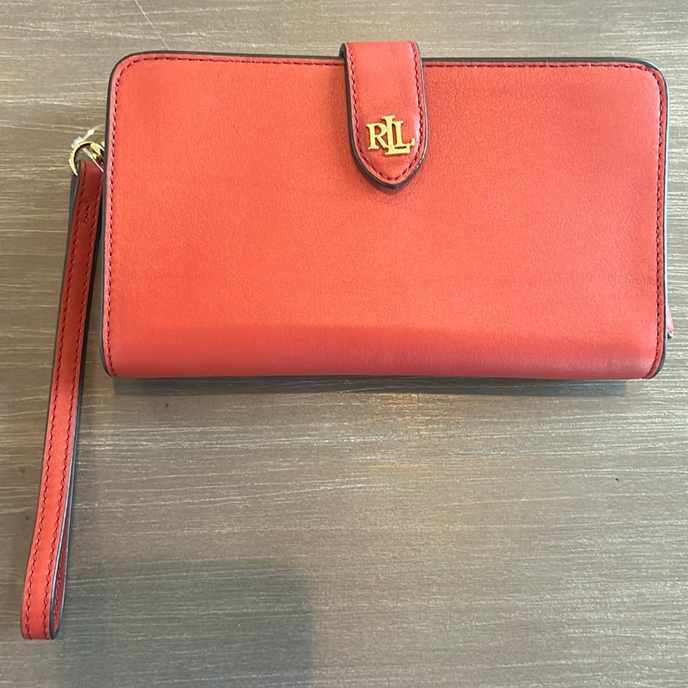 Ralph Lauren Transition Red SNSTN Clutch Size OS